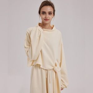 NAP Side Tie Long Sleeve Top